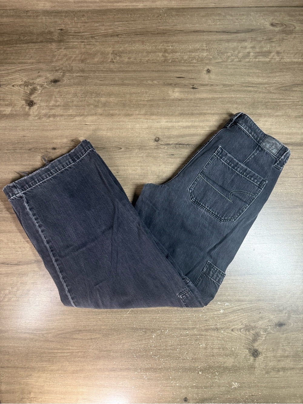 American Eagle Carpenter Women’s Super High Rise Wide Leg Denim Jeans 6